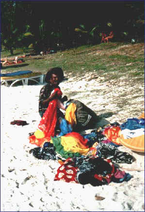 Vendeur sur la plage